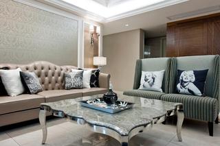 复古欧式客厅沙发装饰效果图
