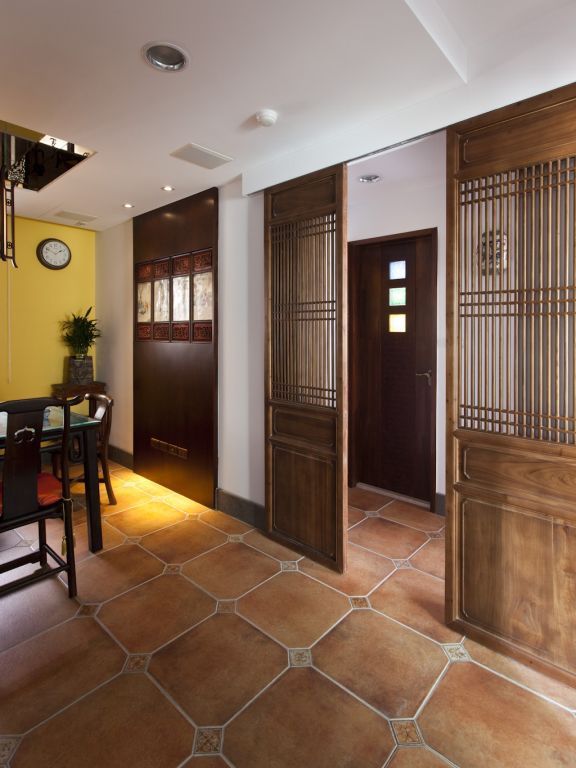 古朴中式三室两厅效果图欣赏_齐家网装修效果图