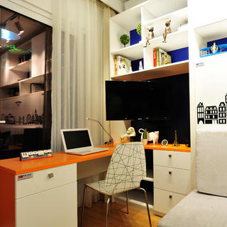 现代小户型书桌台设计