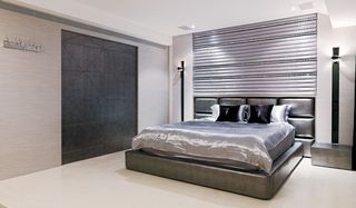 低奢质感现代风 灰色系卧室效果图