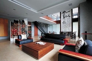 中式风格客厅软装设计