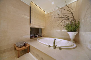 优雅新古典卫生间浴缸设计