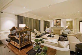 138平质感美式新古典设计 公寓效果图
