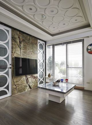 简欧风格客厅电视背景墙设计