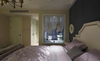 时尚现代简美式 卧室窗帘效果图
