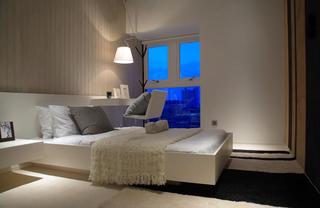 时尚现代卧室定制床设计