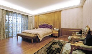 东南亚风格 卧室床头背景墙设计