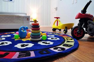简欧风儿童房 创意圆形游戏毯设计