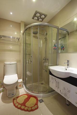 时尚现代风卫生间 玻璃淋浴房设计