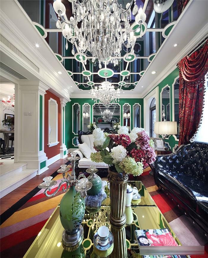 摩登古典欧式别墅 客厅装饰设计