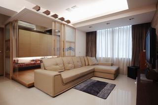 时尚现代日式客厅隔断设计