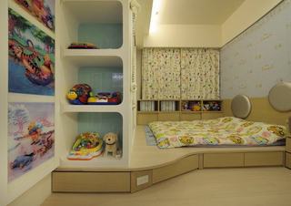 现代创意儿童房多功能床设计