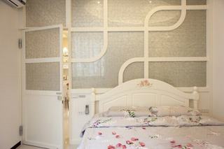 创意简约卧室床头背景墙设计