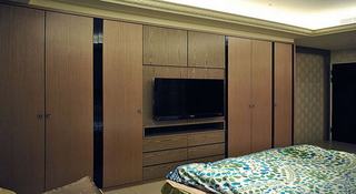 现代简欧卧室电视组合柜设计