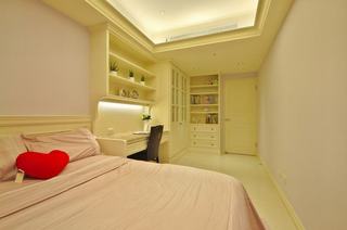 优雅美式 书房卧室一体效果图