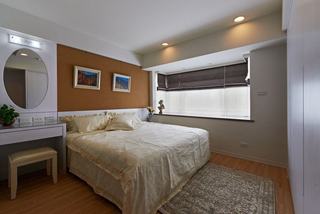 原木现代美式 卧室床头背景墙装饰