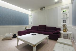 优雅简约北欧风格 客厅沙发效果图