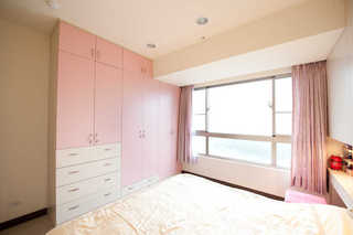 粉色宜家风格 卧室衣柜设计