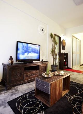 古典美式客厅电视背景墙设计