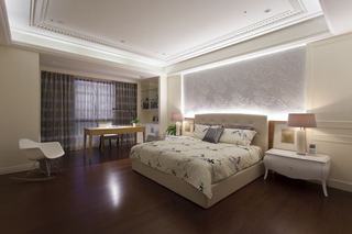 精致现代美式 卧室效果图