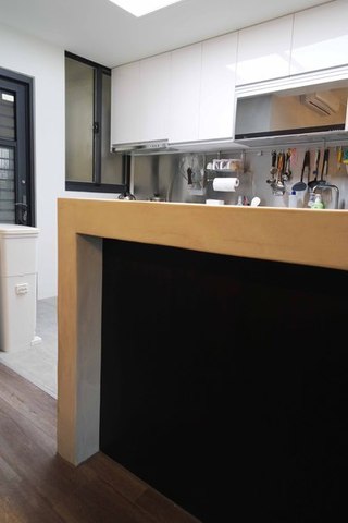 极简现代风厨房吧台设计