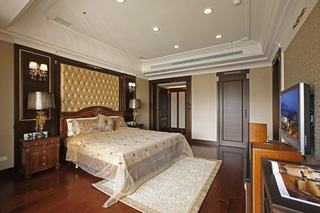 古典欧式卧室软包背景墙设计