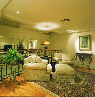 自然复古田园风 复式家居沙发设计