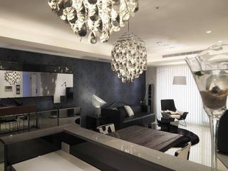 时尚新古典客厅水晶灯设计