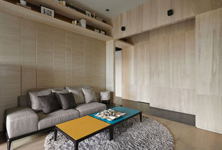 清新纯木日式风格客厅装修效果图