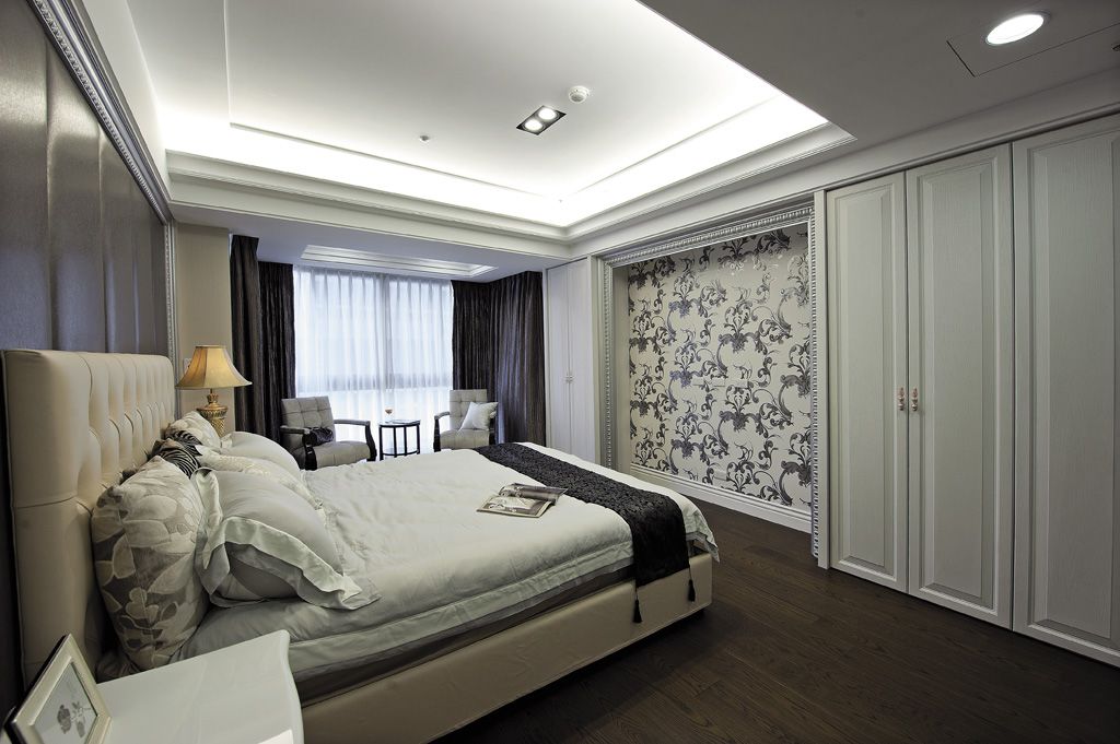 现代欧式风卧室装修展示图