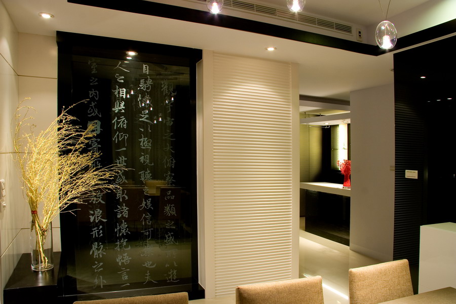 背景墙,现代,中式,白色,黑色