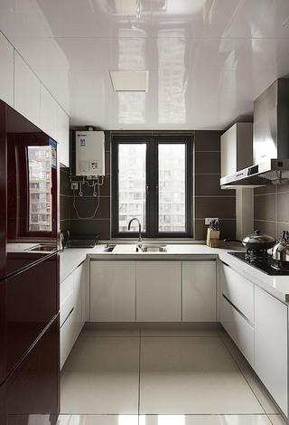 现代家装厨房铝扣板吊顶设计