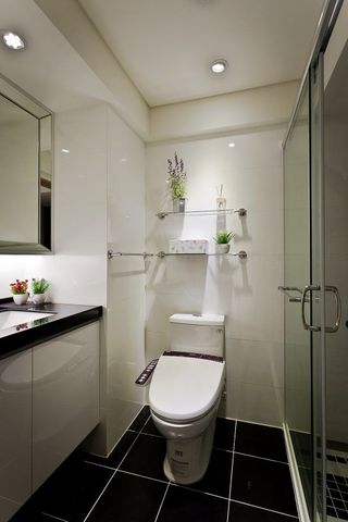现代家居卫生间 简易置物架设计
