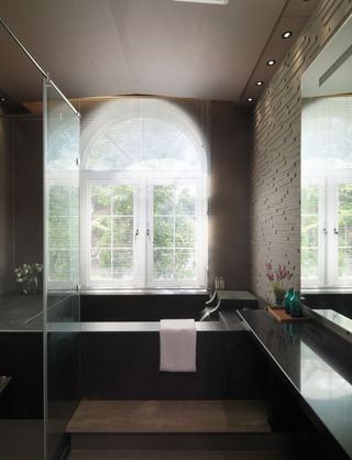 简约北欧风情浴室窗户设计