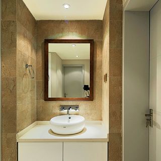 素雅现代装饰风格家居浴室镜设计
