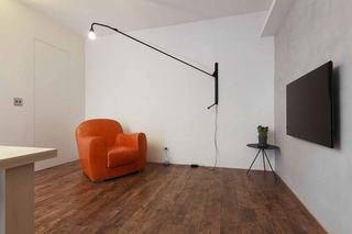 简约现代客厅单人沙发装饰图