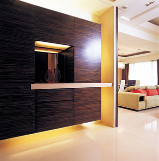 高端现代家居 木质隔断柜设计