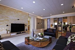 典雅文艺美式风格140平米公寓设计装修图