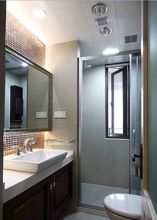 时尚现代风 卫生间淋浴房隔断设计