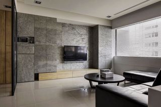 素雅现代风格 客厅电视背景墙设计