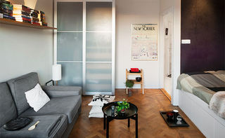 40平北欧风格公寓室内格局设计效果图