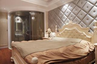 浪漫华丽欧式卧室 软包背景墙设计
