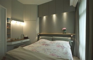 现代实用北欧风格卧室设计装潢案例图