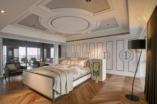 大气时尚美式别墅卧室设计装修案例图