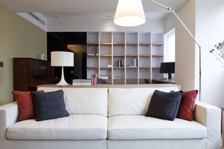简约宜家风  客厅白色沙发设计