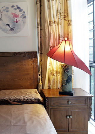 唯美浪漫中式卧室台灯设计欣赏