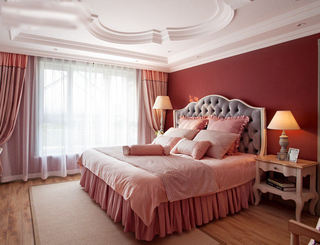 热情浪漫温馨欧式马卡龙卧室装饰效果图