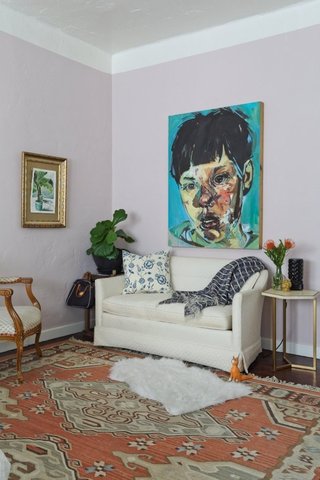 个性化现代客厅油画欣赏