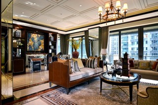 精美奢华中欧混搭客厅装饰设计