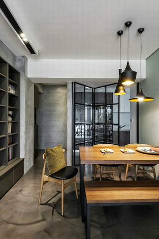 小户型公寓餐厅现代简约设计家装效果图